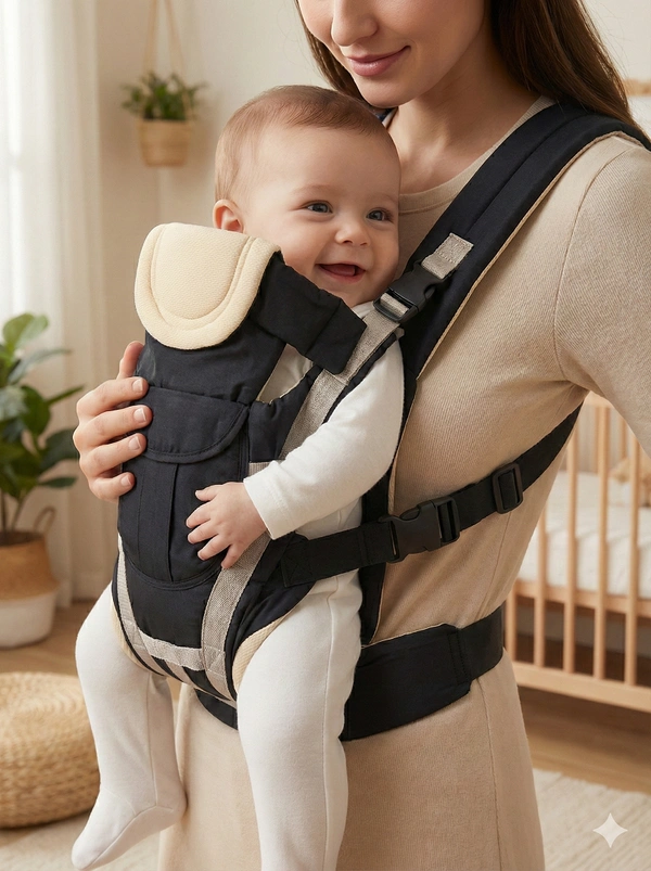 PBH P0168 Royal Plum Classic Ergonomic Baby Carrier - Asphalt