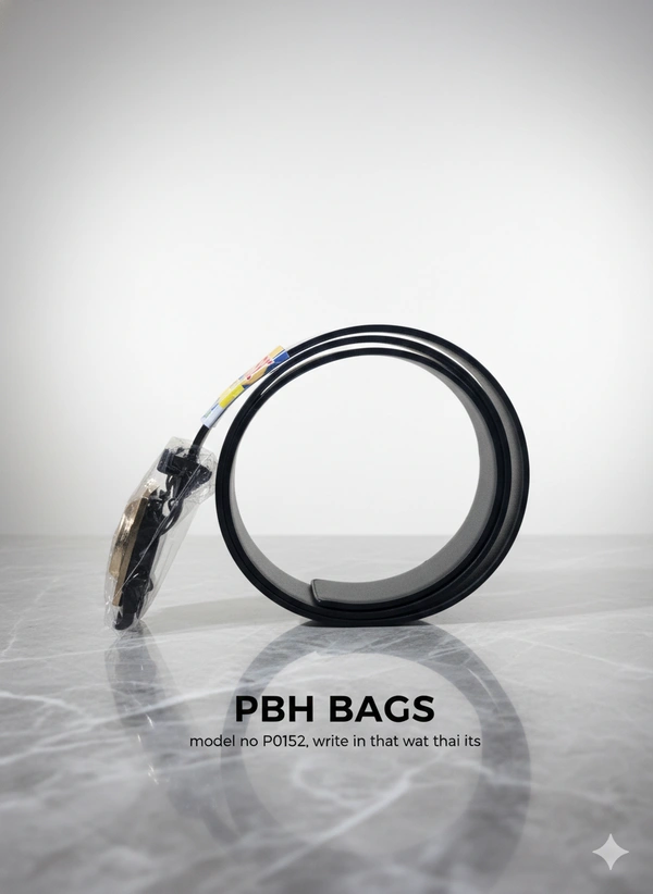 PBH BAGS | Premium Executive Leather 1.5 Inches Width Belt Model No. P0152 - Congo Brown