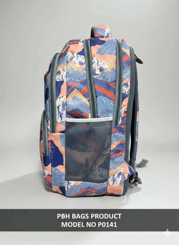 PBH P0141 Print Soft 18*14*9 Backpack - Malta, 18*14*9