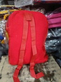 PBH P158 14*12*4 TEDDY BACKPACKS - 12*10*6, Alizarin Crimson