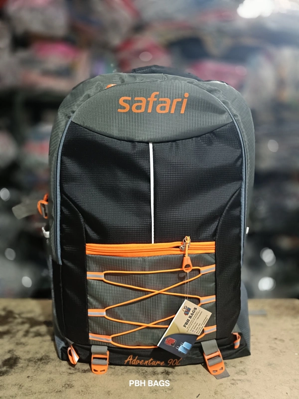 SAFARI PBH P062 22*14*10 Multiple Zips 25 liters Padded Travel Backpack - 24*14*10, Green Waterloo