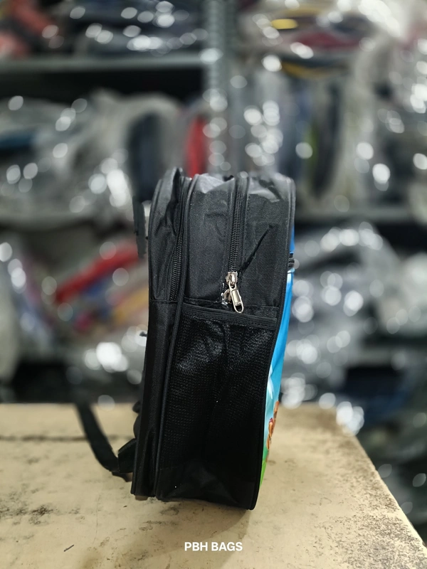 PBH P011 Kids Backpack Nursery/Toddler School Bag | Small Dual-Zip Bag Featuring Ryder & Pups - Crowshead, 14*12*5