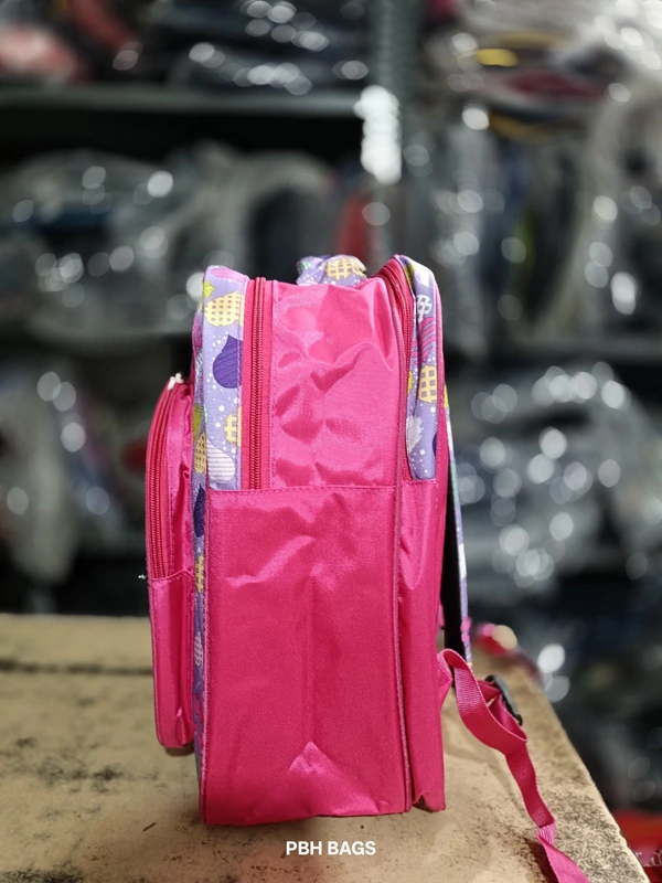 PBH P018 14*12*6 Kids' Backpack - Red Violet, 14*12*6