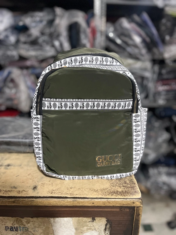 GUCCI PBH P072 14*12*6 Ethnic/Aztec Print Canvas Mini Backpack For Ladies/ Picnic - San Felix, 14*12*6