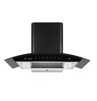 Hindware OASIS BLK 90 AUTO CLEAN CHIMNEY - Black, (mm)900, Installation within 24 Hours
