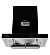 Hindware ALICIA PLUS 60 AUTO CLEAN CHIMNEY - ss & black, 60cm