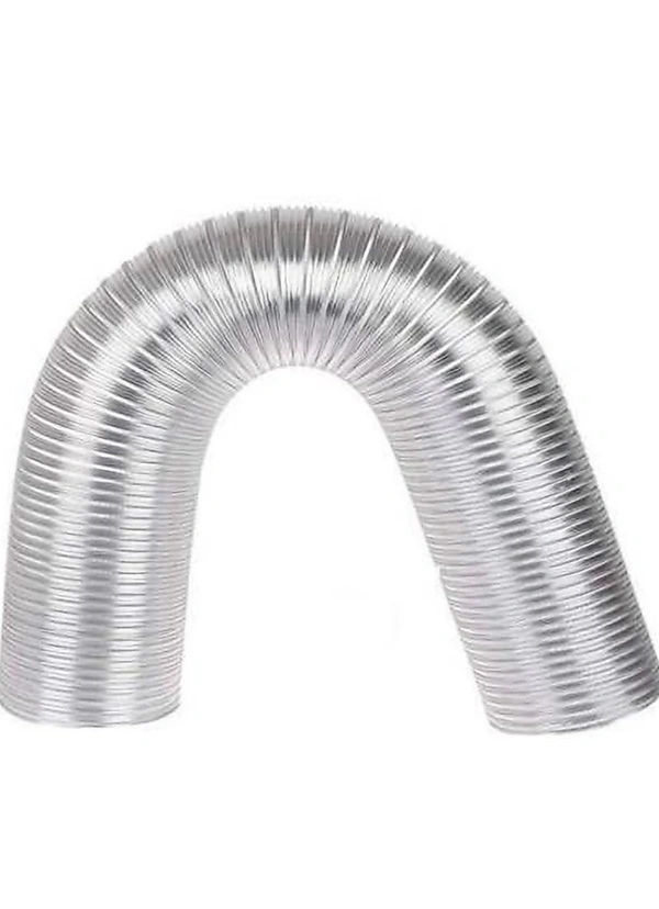 Eurokin 6 Inches Heavy Aluminium Pipe Expandable Upto 10 Feet Pipe - white, 9feet to 10feet max