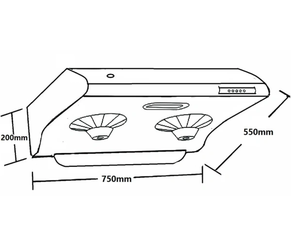 Eurokin E. Vyoge Blk 2m Pc - black, 75cm