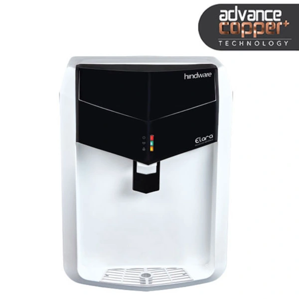 Hindware  ELARA RO+UV+UF+MINERALS (COPPER+) - BLACK AND WHITE