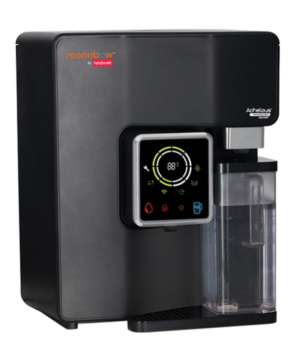 Hindware ACHELOUS PREMIUM IPRO WATER PURIFIER - Black, ( LxWxH ) 368x288x448 mm