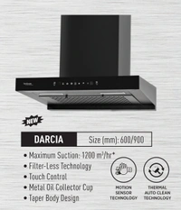 Hindware  DARCIA 90  - Black, (LxWxH)900x480x540 mm