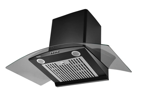 Hindware ELENA 90 AUTO CLEAN CHIMNEY - Black ⚫️, Free Installation And Delivery, 90 Cm