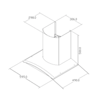 Hindware  ZAVIO PLUS 60 AUTO CLEAN CHIMNEY - Black ⚫️, 60 Cm