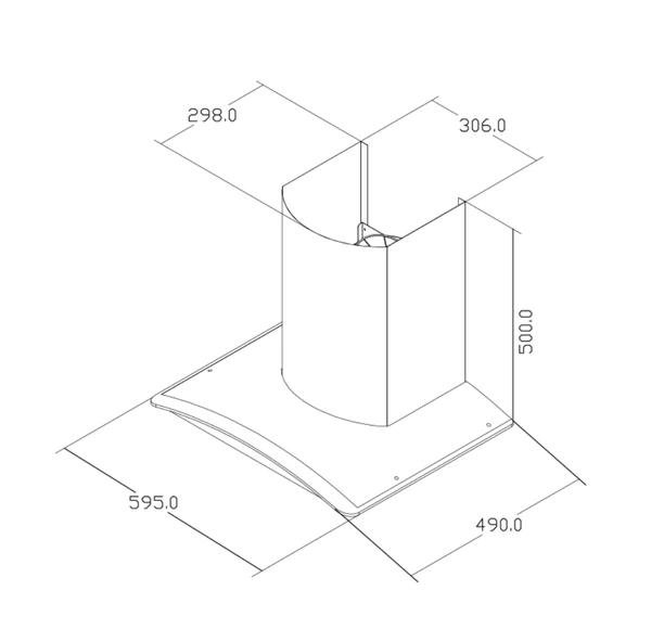 Hindware  ZAVIO PLUS 60 AUTO CLEAN CHIMNEY - Black ⚫️, 60 Cm