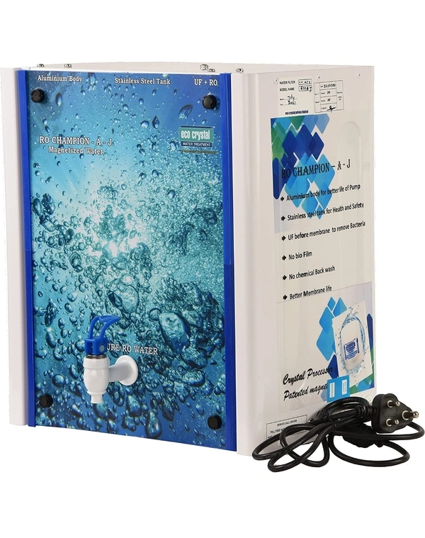 Eco Crystal RO Champion – A-J (RO Water Filter) Wall Mounted9%off - 40.6 × 26.7 × 45.7 Centimeters, White