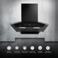 KAFF MAINZ DHC 60/75/90 Kitchen Chimney - 60cm, Black