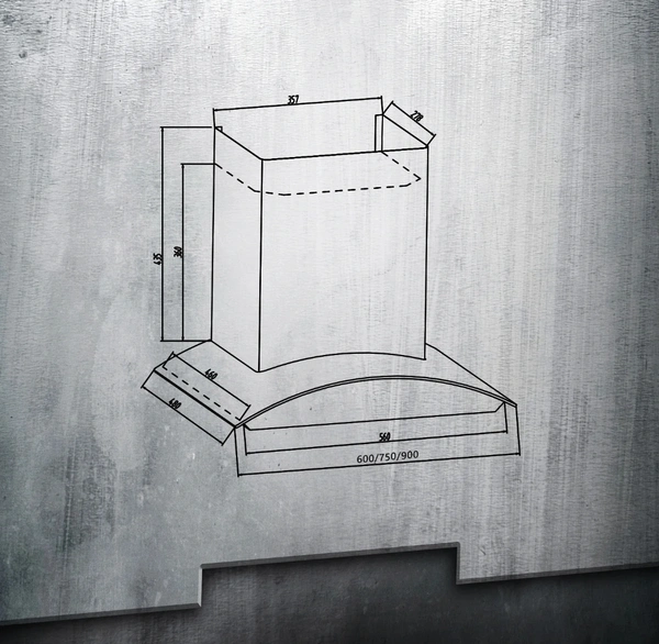 KAFF SIRIO DHC 75 - 75 CM, Black