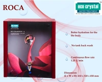 Eco Crystal RO Champion – A ROCA (RO Water Filter) - Bright Red, 41L x 32W x 45H Centimeters