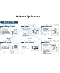 Eco Crystal Fresh N Clean- CP-B/ZB (Physical Water Softening Device),Domestic Water Softener - Blue
