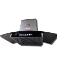 hindware Hindware RAYLENE 90 | Filterless Technology | MaxX Suction 1700 m³/hr* | BLDC Motor | Auto Clean Wall Mounted Chimney (GREY 1700 CMH) - 90cm, Gray, Installation Call 03371646333