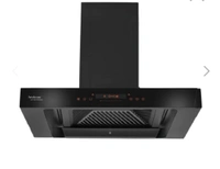 Hindware 75 cm Wall Mounted Chimney BLDC Chimney GALAXIA NEO 75 - Black, 75 Cm