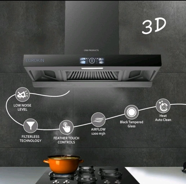 EUROKIN SpectraAir Auto Clean 90cm - Dove Gray, 90cm