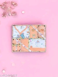 New Born Baby Gift Combo Pack β 6 Pcs | 100% Cotton | Unisex Clothing Set (0β3 Months) - Manhattan, 0-3 Month, Clothing Set