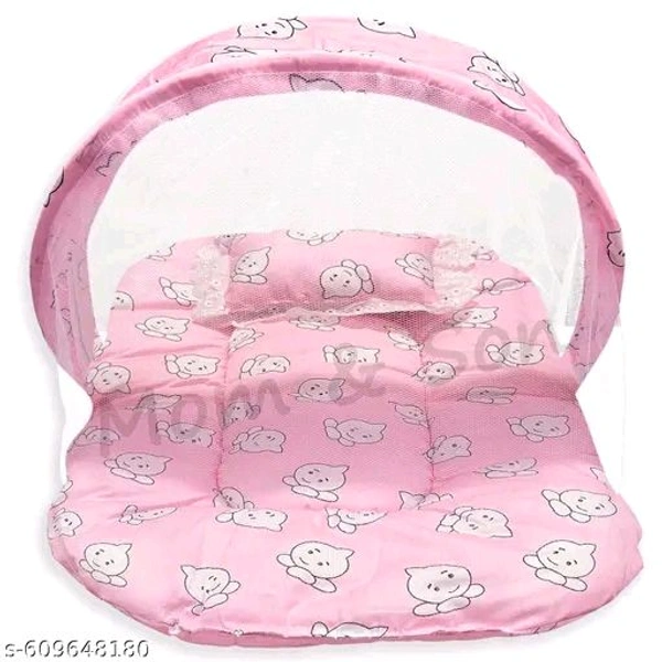 Mom & Son – 5 in 1 Newborn Baby Gift Set Combo - Pink Lace, Free, Bedding Set