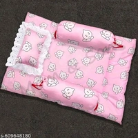 Mom & Son – 5 in 1 Newborn Baby Gift Set Combo - Pink Lace, Free, Bedding Set