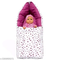 Mom & Son – 5 in 1 Newborn Baby Gift Set Combo - Purple Pizzazz, Free, Bedding Set