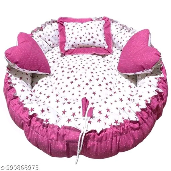 Mom & Son – 5 in 1 Newborn Baby Gift Set Combo - Purple Pizzazz, Free, Bedding Set