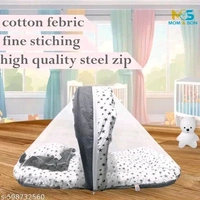 Mom & Son – 5 in 1 Newborn Baby Gift Set Combo - Dove Gray, Free, Bedding Set