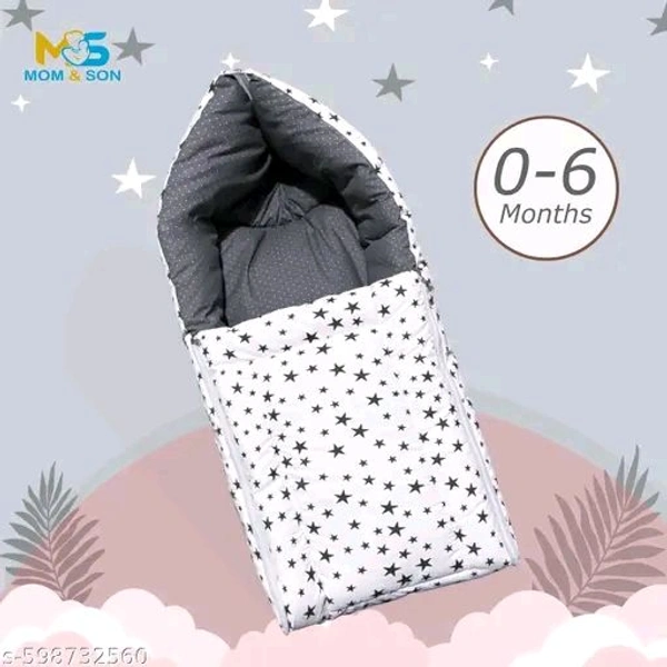 Mom & Son – 5 in 1 Newborn Baby Gift Set Combo - Dove Gray, Free, Bedding Set