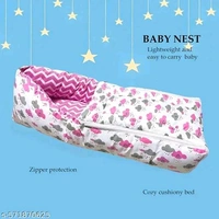 Mom & Son – 5 in 1 Newborn Baby Gift Set Combo - Blush Pink, Free, Bedding Set