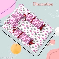 Mom & Son – 5 in 1 Newborn Baby Gift Set Combo - Blush Pink, Free, Bedding Set