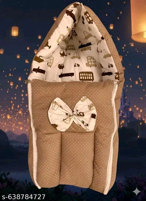 Baby Sleeping Bag - Free, New Born Baby, Raw Sienna