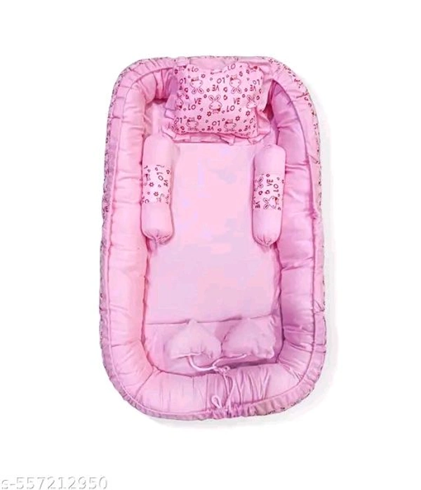 Baby Cotton Bed Cum Carry Bed – Portable Newborn Baby Nest (0–6 Months)
- Free, Baby Cary Bed, Lavender Rose