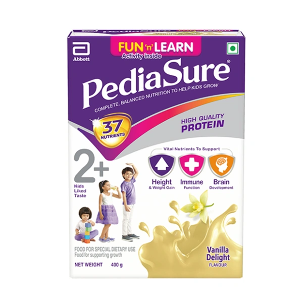 abbott Pediasure 2+ Vanilla Delight flavour - 400gm