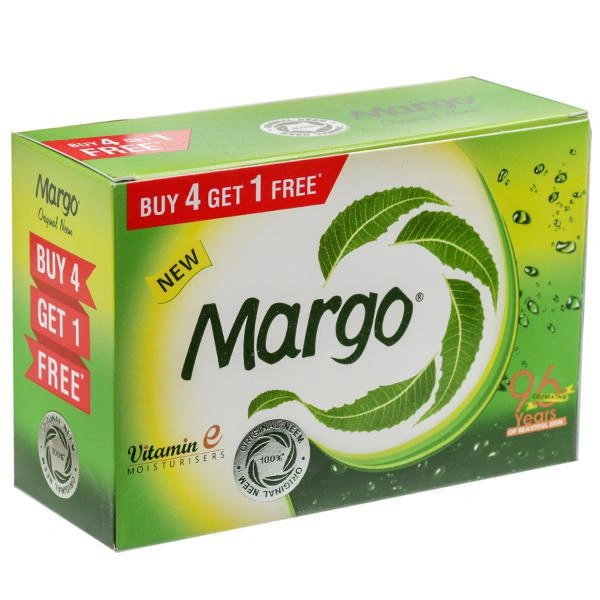 Margo Original Neem Soap,Buy 4 Get 1 Free