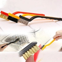 0184 -3 Pc Mini Wire Brush Set (Brass, Nylon, Stainless Steel Bristles) - 0.101 kgs, China