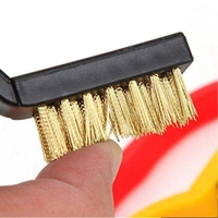 0184 -3 Pc Mini Wire Brush Set (Brass, Nylon, Stainless Steel Bristles) - 0.101 kgs, China