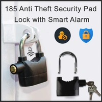 0185 Anti Theft Security Pad Lock with Smart Alarm (1pc) - 0.329 kgs, China