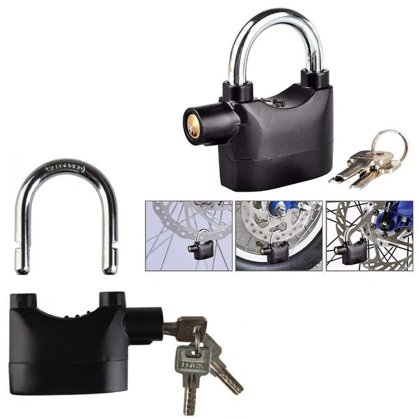 0185 Anti Theft Security Pad Lock with Smart Alarm (1pc) - 0.329 kgs, China