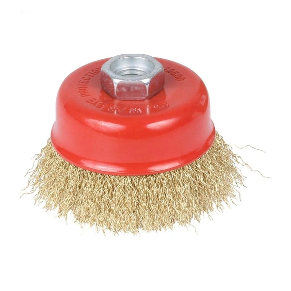 0194 Wire Wheel Cup Brush (Gold) - 0.174 kgs, China