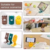 0216 Cute Cartoon Design Multi-Angle Adjustable Foldable Mobile Stand - China, 0.087 kgs