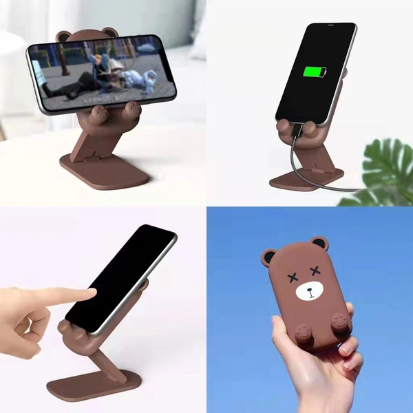 0216 Cute Cartoon Design Multi-Angle Adjustable Foldable Mobile Stand - China, 0.087 kgs