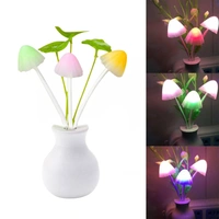 0217 LED Dream Night Light, Auto ON/Off Sensor Mushroom Lamp (Multicolor) - China, 0.088 kgs