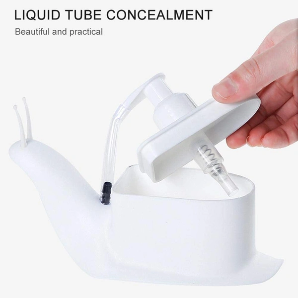 0226 Portable Snail Shape Liquid Soap Dispenser - 0.364 kgs, India