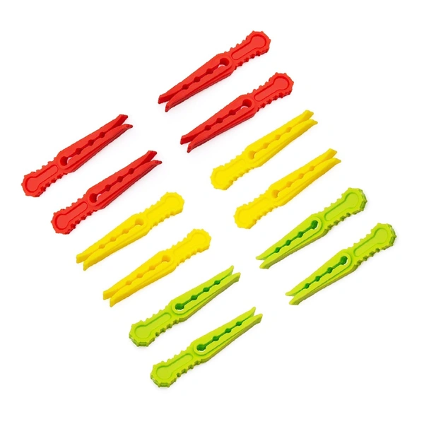 0335 Multipurpose Plastic Cloth Hanging Pegs/Clips - 36 pcs - 0.116 kgs, India