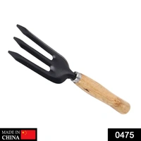 0475 Hand Weeding Fork (Steel, Black) - 0.06 kgs, China